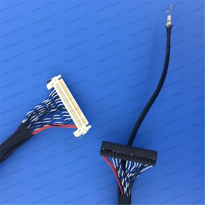 Lvds Cable Fix-30p Duplo 2CH 8bit para 17 polegadas ~ 23 polegadas Comprimento do painel LCD 50cm